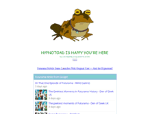 Tablet Screenshot of hypnotoad.com
